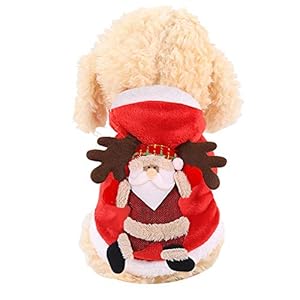 犬のサンタコスチュームをギフト かわいい犬のクリスマス洋服のおすすめプレゼントランキング 予算5 000円以内 Ocruyo オクルヨ