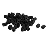 M6クラブスクリュー，SODIAL(R) M6x8mm 1mmピッチ六角ソケットセット　カップポイントグラブネジ　黒　50件