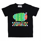 半袖Tシャツ はらぺこあおむし カットソー 太っちょ Tシャツ ブラック 90