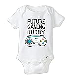 Future Gaming BuddyボディスーツOnesie、Gamerベビーシャワーギフト カラー: ホワイト