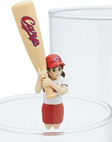 コップのフチ子　野球　バットのフチ子　広島東洋カープver