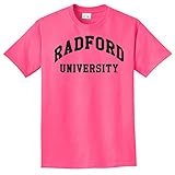 NCAA Radford HighlandersアーチネオンTシャツ、ネオンピンク、3 x l