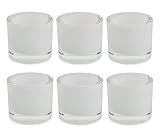 DII Glass Tealight or Votive Holder for Home D??cor, Bathrooms, Parties, Weddings, Gifts Set of 6 - 