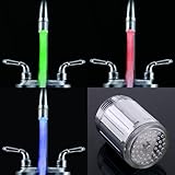 TOOGOO(R) 7 Colors RGB LED Light Water Stream Faucet Tap [並行輸入品]