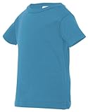 Rabbit Skins SHIRT ユニセックス・キッズ US サイズ: 6 カラー: ブルー