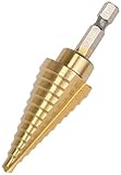 ATE Pro. USA 90043 Step Drill Bit, Quick-Change, 1/4' Shank, 1/16' Increments, 3/16 to 7/8' [並行輸入品]