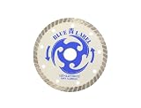 キャプテンツール コンクリートダイヤ(ウェーブ) ブルーラベル 乾式ドライタイプ 外径125x厚み2.2xダイヤ加工部深さ7.0x穴径22(20)mm