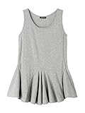 Angeliebe エンジェリーベ マタニティ 授乳口付き 裾 フレア タンクトップ 産前 産後 妊婦服 フリー 杢 グレー 21333 21333300