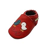 Sayoyo Baby Chickソフトソールレザー乳児と幼児用靴 US サイズ: 24-36 Months/8.5-9 M US Toddler カラー: レッド