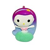 anboor 4.3 " Squishies Mermaid人形Kawaii Slow Risingジャンボ香りつきソフトSquishies Stress Relief Squeeze Kid Toy