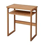 【入荷未定】送料無料(沖縄・離島を除く)JK-PLAN　ジェイケイプラン　ZFC-0042-BR天然木デスク　ブラウン組み立て式メーカー直送品