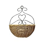 OUNONA 植物のための吊りバスケットホルダー壁のコンテナ屋内または屋外花のため