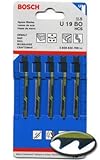 Bosch U19BO 5-Piece 2-3/4 In. 12 TPI Wood Cutting U-shank Jig Saw Blades [並行輸入品]