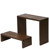 Welcome wood ウッドステージ662LH-CB　２段ワイドタイプ　 色はCB　カフェブラウン　　【完成品】　組み立てる必要なし。  個別に移動できるのでとっても便利。