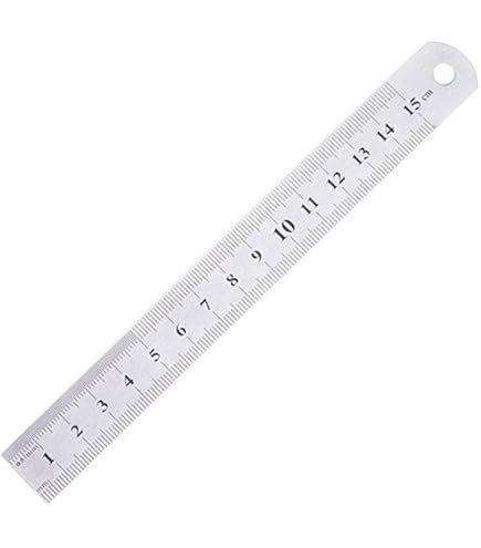 Amazon.co.jp: 直尺 定規 ステンレス 20cm アルミ直尺 メモリが