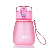 ONEISALL GYBL155 308MLワンタッチオープンタイプ水筒 赤ちゃん用子供用ストローマグボトル通園幼稚園通勤ボトル (pink)