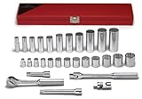 Wright Tool 340 29-Piece 12-Point Standard and Deep Socket Set by Wright Tool [並行輸入品]