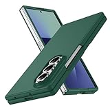 CMYFPOFL ケース 対応 Galaxy Z Fold 7 5G 用の ケース 耐衝撃 薄型カバー 軽量 ハードPC素材 携帯 緑 8-Z Fold 7-09