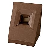 HEADS フラワークリアボックス斜めスタンド ブラウン-S (10枚) FN-BR-FBS まとめ売り 5パック