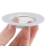 シンクストレーナー 排水口カバー シンクストッパー 排水口 ゴミ受け バスルーム 水切り 浴槽カバー 台所ストレーナー フィルター ステンレス製 7.7cm 1個