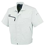 CO-COS コーコス 春夏用 半袖ブルゾン A760 3プラチナシルバー EL