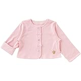 (チャックルベビー) chuckle BABY * ティノティノ * リボン付きカーディガン ピンク 80cm P3337-80-20