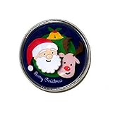 クリスマス ピンバッジ サンタとトナカイ ＮＶ クリスマス