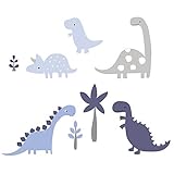 Bedtime Originals Roar Dinosaur Wall Appliques Blue/Gray [並行輸入品]