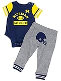 Michigan Wolverines NCAA幼児" Lil ' Champ "ボディスーツ&パンツ衣装セット