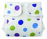 FURERUMO  布おむつカバー新生児用白地ドット柄 50-60 ブルー