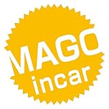 imoninn MAGO in car ステッカー　【シンプル版】　No.39　丸型ロゴ　（黄色）