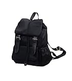 リュック " ツイン ベルト リュックサック " マザー バッグ レディース 通勤 通学 大容量 防水 A4 サイズ おしゃれ バックパック (ブラック)