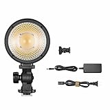 LEDビデオライト 38W コンパクト 3200K-6500K CRI95+ TLCI96+ 11FX照明効果 写真用フィルライト ビデオ録画、結婚式、屋外撮影、YouTubeビデオに適用 Godox LC30Bi