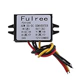 Dovewill 車載　コンバータ　降圧　24V→12V　　防水　高効率　出力電流4種選べる - 24V→12V 2A