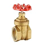 Baosity 高品質　DN25　真ちゅう　ゲートバルブ　水　空気　パイプ　ホース　バルブ　管継手　長寿命