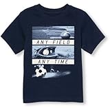 THE CHILDREN'S PLACE(ザ・チルドレンズプレイス) ショートスリーブスポーツグラフィックティ タイダル トップス半袖Tシャツ 5歳【並行輸入】