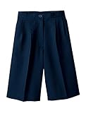 UNIWEAR(ユニウェア) キュロット KL-2002 紺 LL ( 13号 ) （ 日本製生地使用 ）