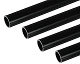 安田 アルミ丸パイプ 1m 1.0x13mm ブラック 4本組