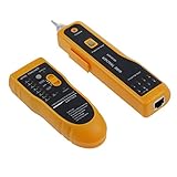 justech電話電話ネットワークケーブルWireラインLANケーブルRJトラッカートナートレーサーテスターrj45 rj11の電池を