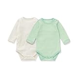 フライス 長袖 ボディスーツ ２枚 セット ミントセット サイズ：90