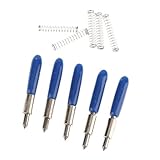 IPOTCH プロッター用　CB15 カッティング ブレード　彫刻カッター　 5点セット　スプリング付き　全3サイズ　アクセサリ　 - 60度