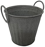 大橋新治商店 アンティーク調 ブリキ鉢カバー プランターカバー Tin pot クラシコ ポット S 30-613