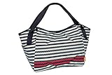 Lassig Casual Twin Diaper Bag, Striped Zigzag Navy