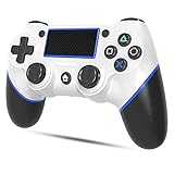 PS4 コントローラー 無線 【NEWモデル】 反応速い 遅延なし 最新バージョン対応 600mAh大容量 二重振動 重力感応 ジャイロセン