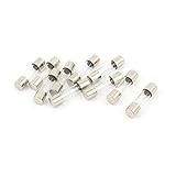 uxcell　ガラスヒューズ　ガラス製　250V 4A　5mm x 20mm　10個入り