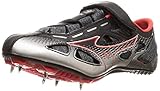 [ミズノ] 陸上シューズ エックスレーザー ブラック/レッド/グレー 27.5 cm 2E