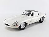 Autoart 73649 Jaguar 軽量 Eタイプ ロードスター RHD (右手駆動) ホワイト 1/18 モデルカー