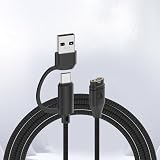 ガーミン充電ケーブル 2in1 USB A+C充電コード 1本 Garmin Watch用充電器 USB-A＆C充電ケーブル 持ち運び便利 Garmin Watch Fenix 8 E 7 7S 7X 6 6S 6X 5 5S Forerunner 245 945 Instinct 2 2S Vivoactive 4 4S 3 Vivosmart 5 対応 1m