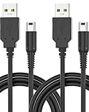 (2本入り) 3DS 充電器 USB充電ケーブル 互換 Nintendo New 3DS XL/3DS LL/New 3DS/3DS XL/3DS/New 2DS XL/2DS XL/2DS/DSi/DSi XL など対応 USB電源コード Compatible with 3DS