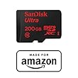 【Made for Amazon認定取得】 SanDisk 200GB microSDXCカード (スピードクラス Class10, UHS-I, 最大転送速度: 90MB/s)